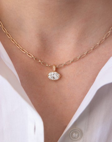 Boussole Oval Pendant